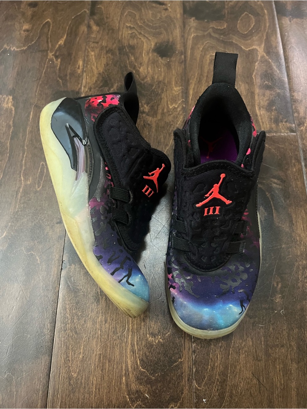 Jordan Zion colorway sneakers
